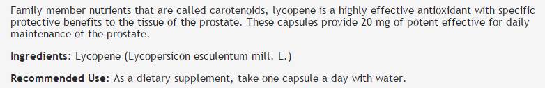 Lycopin 20 mg – 60 Kapseln