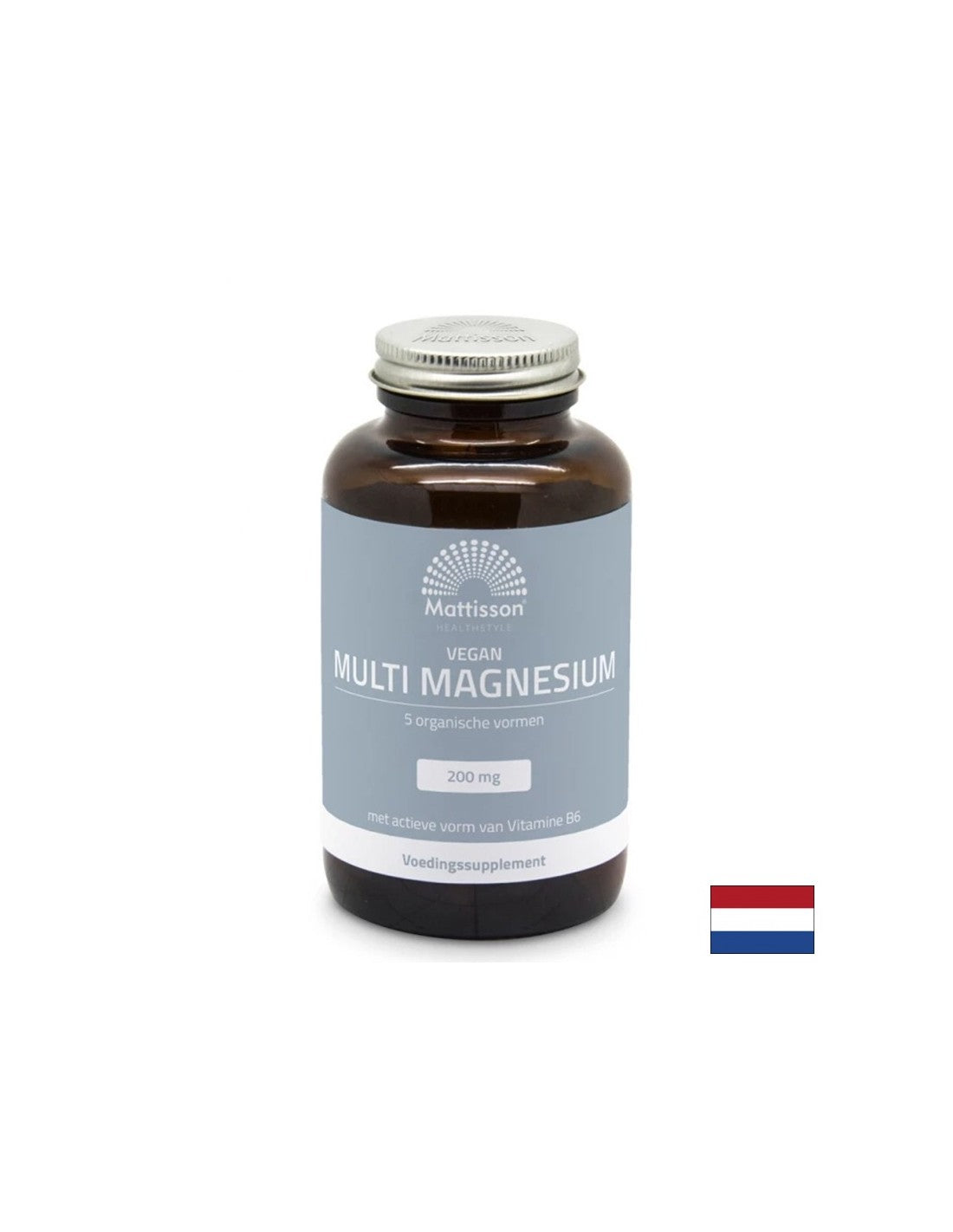 Muskel-, Herz- und Nervensystem – Multi Magnesium + Vitamin B6 (vegane Formel), 90 Tabletten