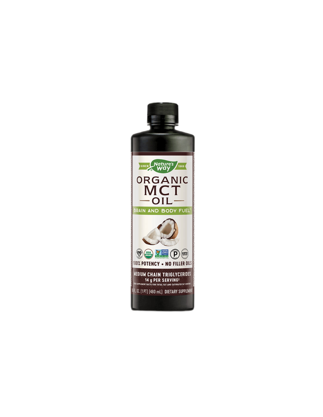 MCT-Öl 100 % biologisch – 480 ml
