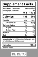 MCT-Öl flüssig C8 + C10 – 1000 ml