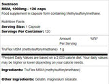 MSM 1000 mg – 120 Kapseln
