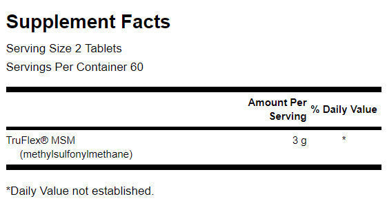 MSM 1500 mg - 120 Tabletten