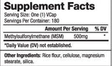 MSM 500 mg/180 Kapseln