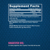 MSM 500 mg./180 Kapseln.