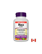 Maca für Männer, 60 Kapseln <tc>Webber Naturals</tc>
