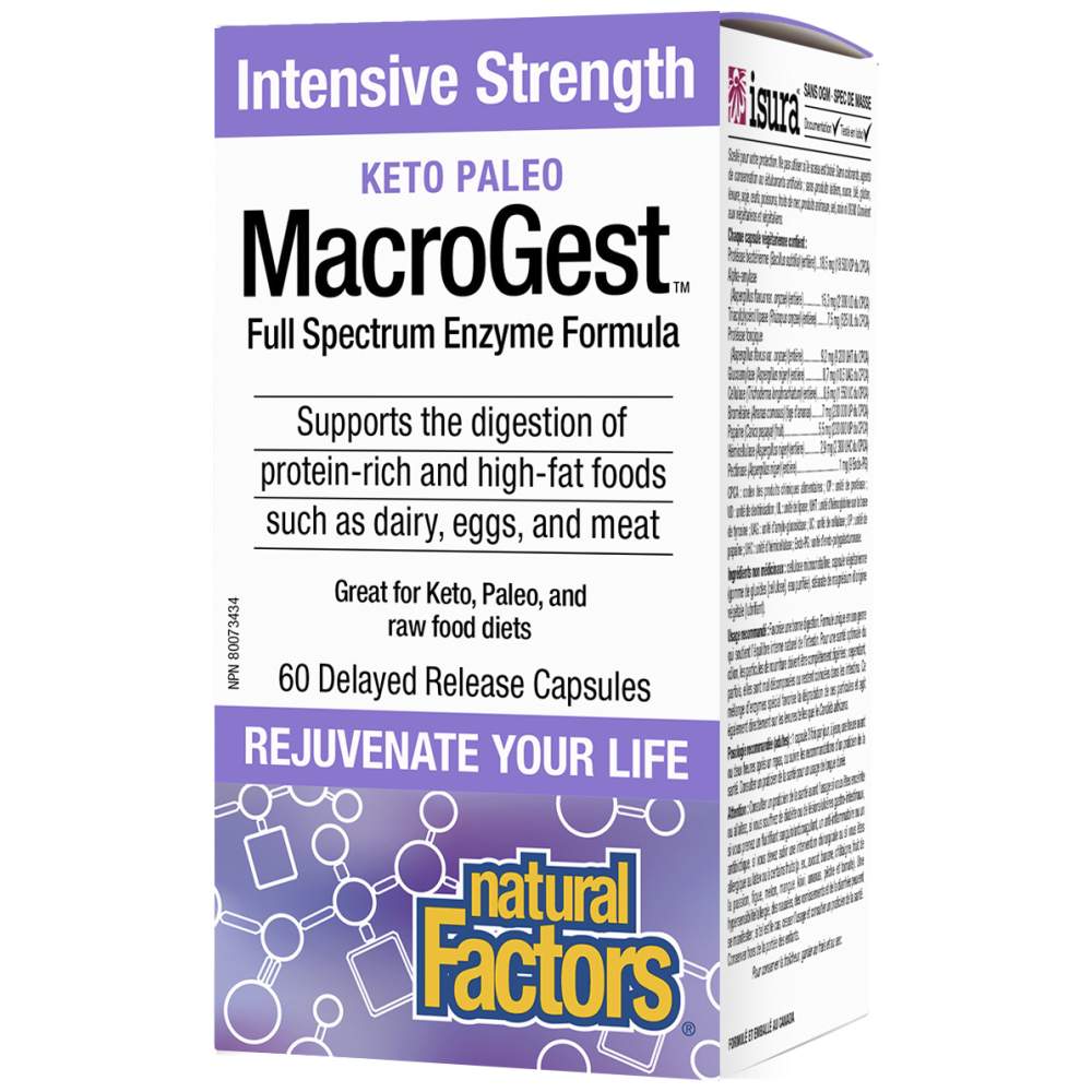 MacroGest Keto Paleo Full Spectrum 206 mg 60 Kapseln