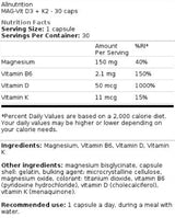 Mag-Vit D3 + K2 30 Kapseln