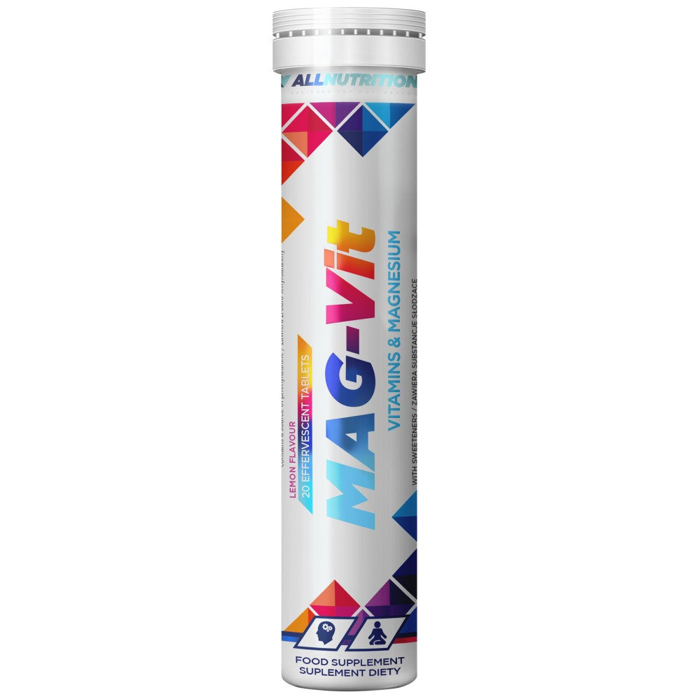 Mag-Vit | Magnesium & Vitamine Brausetabletten – 20 lösliche Tabletten