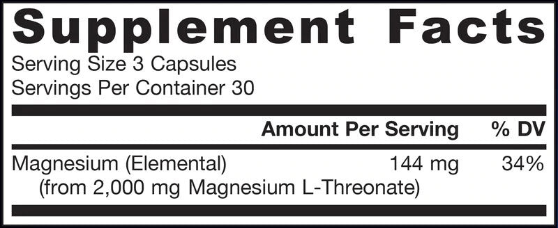 MagMind | Magnesium L-Threonat Magtein® 90 Kapseln