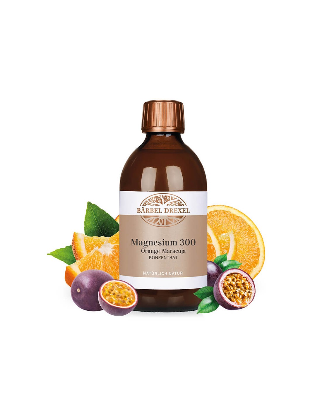 Magnesium 300 Orange-Maracuja Konzentrat/Magnesiumkonzentrat (Orangen- und Passionsfruchtgeschmack), 300 ml <tc>Bärbel Drexel</tc>