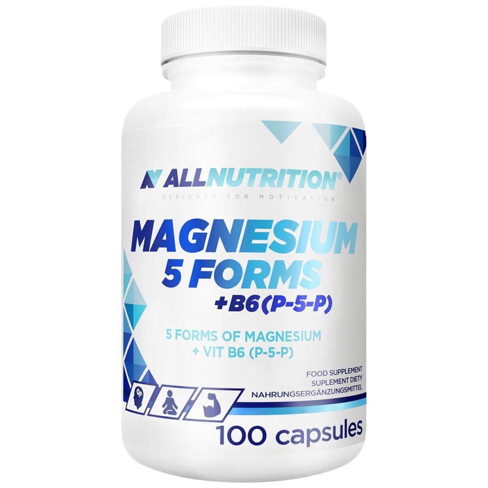 Magnesium 5 Formen + B6 P-5-P – 100 Kapseln