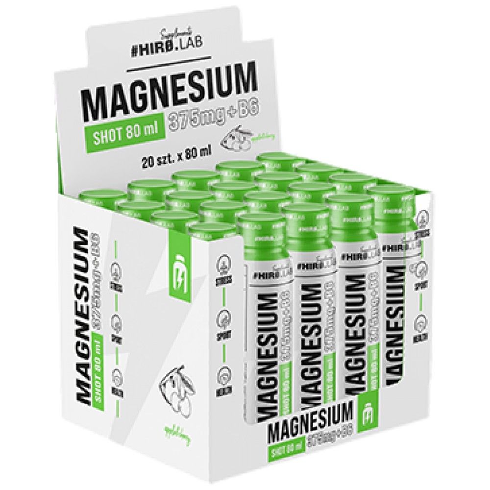 Magnesium + B6 Shot – 20 x 80 ml