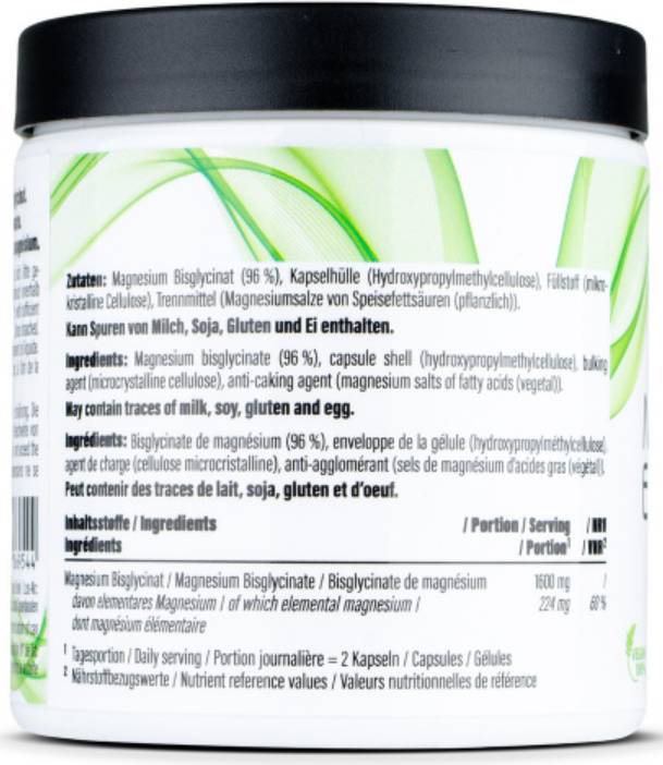 Magnesiumbisglycinat 224 mg – 120 Kapseln