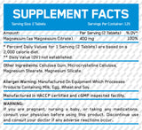 Magnesiumcitrat 200 mg/100 Tabletten.
