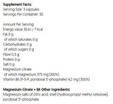 Magnesiumcitrat 375 mg + B6 | P-5-P – 90 Kapseln