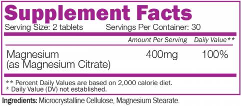 Magnesiumcitrat 400 mg – 60 Tabletten