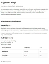 Magnesiumcitrat 400 mg + B6 90 Tabletten