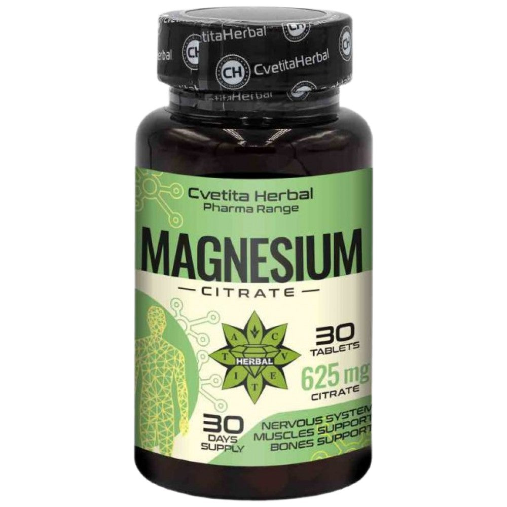 Magnesiumcitrat 625 mg – 30 Tabletten