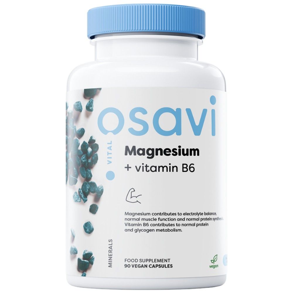 Magnesiumcitrat + Vitamin B6 – 90 Kapseln
