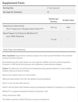 Magnesiumglycinat mit BioPerine® – 180 Kapseln