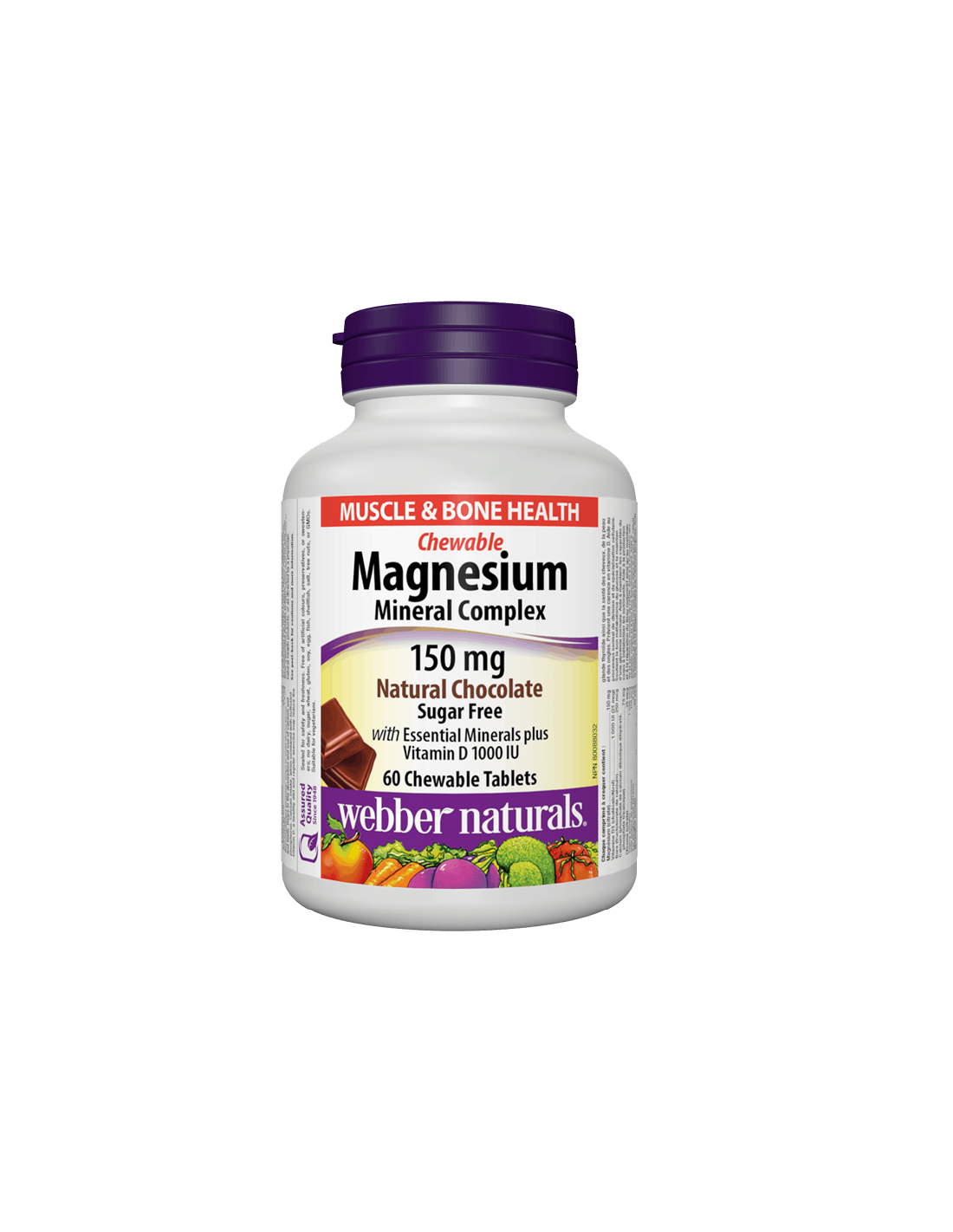 Magnesium-Mineral-Komplex x 60 Kautabletten mit Schokoladengeschmack
