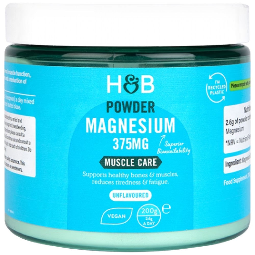 Magnesiumpulver 375 mg | Magnesiumcitrat – 200 Gramm