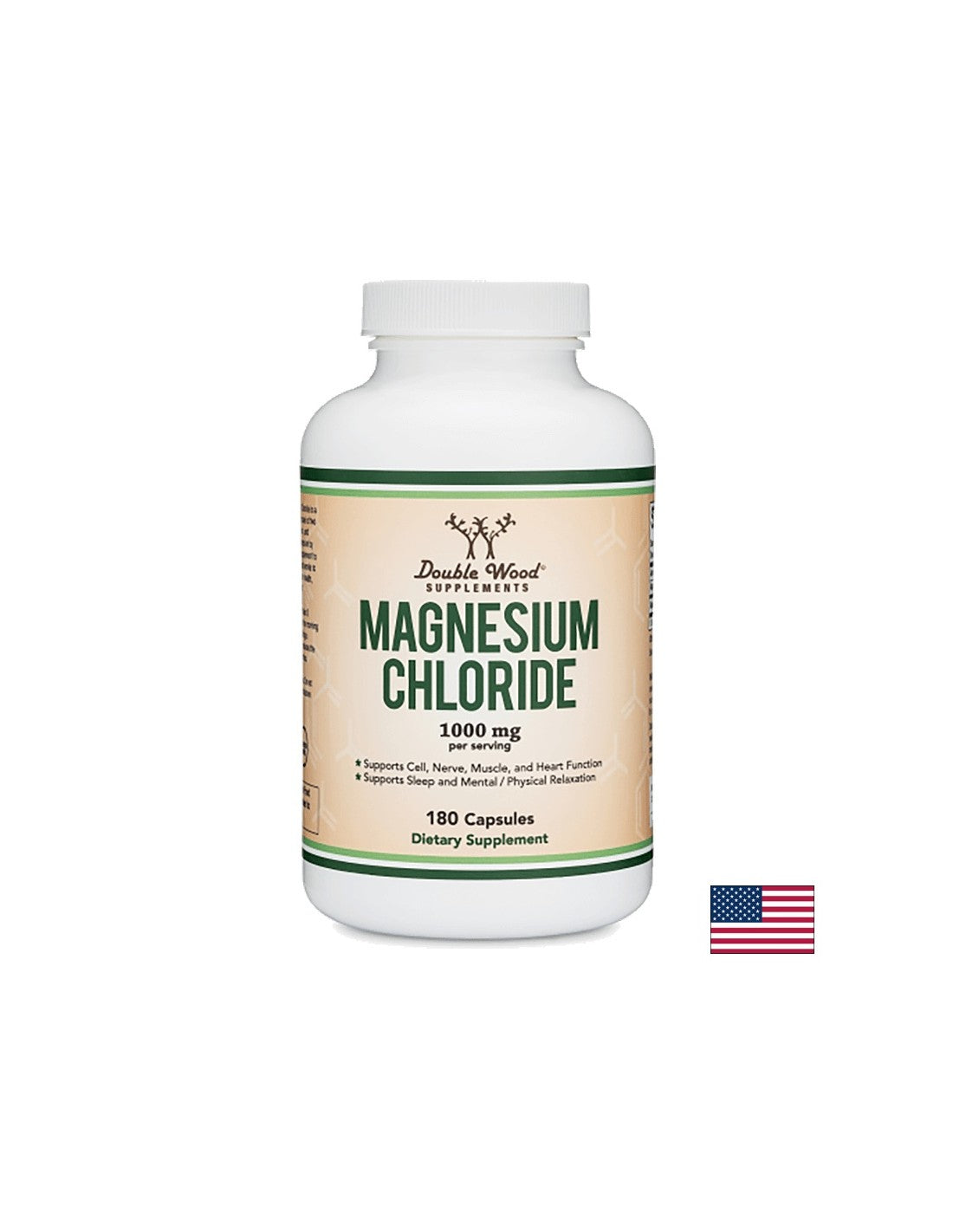 Magnesiumchlorid/Magnesium (Chlorid), 180 Kapseln <tc>Double Wood</tc>
