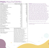 Man Multivitamine für Männer mit Kollagen 1497 mg – 147 Wirkstoffe /500 ml/