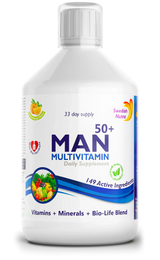 Man 50+ Multivitamine für Männer mit Kollagen 1497 mg – 149 Wirkstoffe /500 ml/
