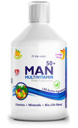 Man 50+ Multivitamine für Männer mit Kollagen 1497 mg – 149 Wirkstoffe /500 ml/