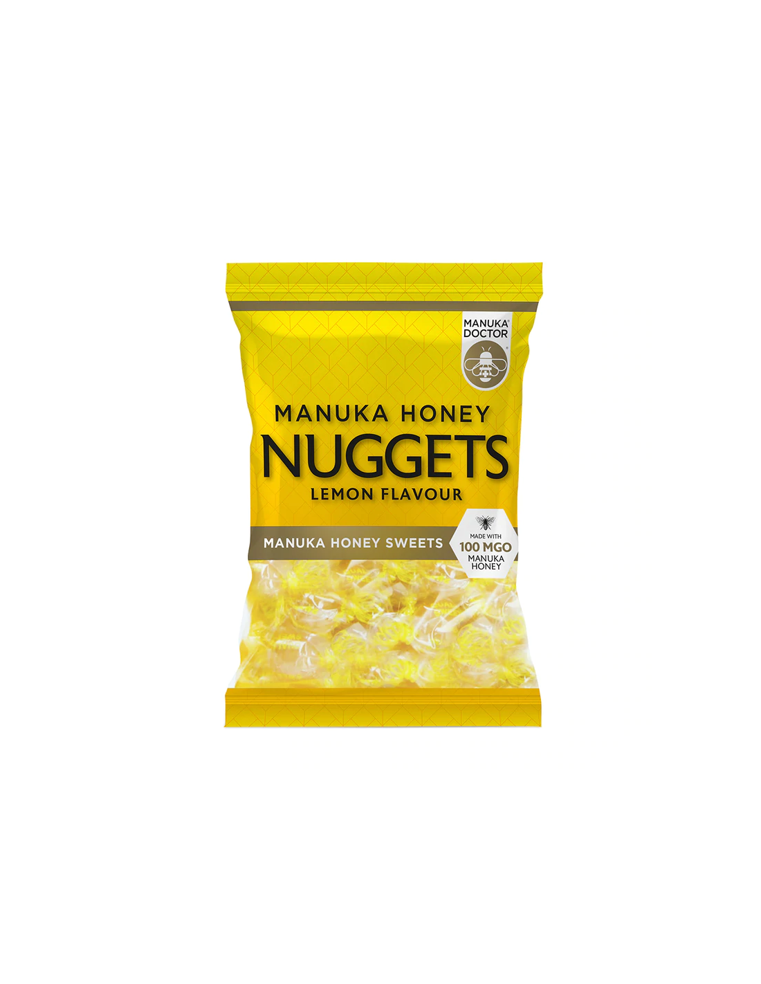 Manuka-Honig-Nuggets mit Zitronengeschmack, hergestellt mit 100 MGO Manuka-Honig, 120 g