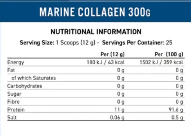Meereskollagenpulver – 300 Gramm
