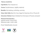Majoranöl | 100 % reine Thymus-Mastichina – 30 ml