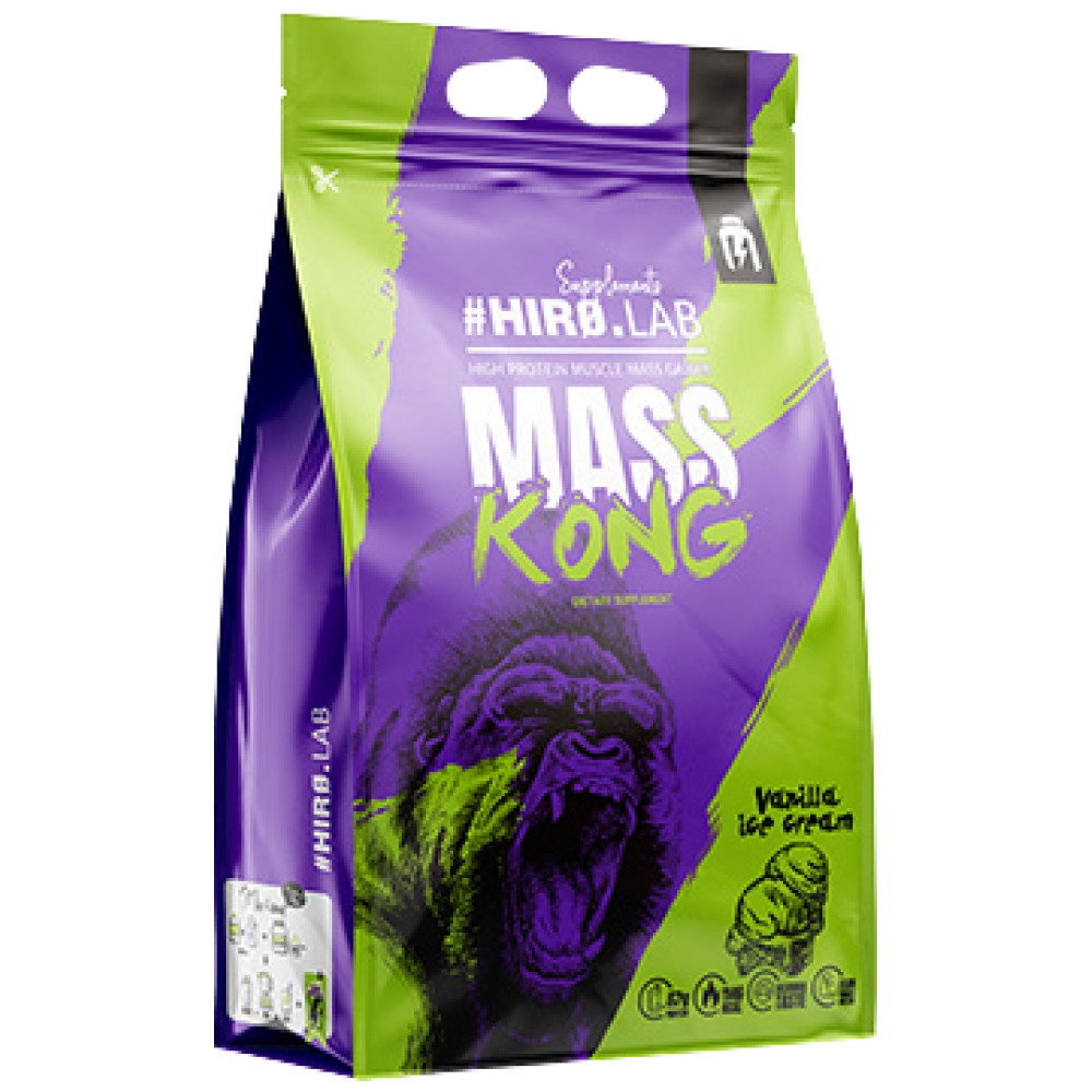 Masse KONG | Zucker- und fettarmer ~ proteinreicher Gainer – 3000 Gramm