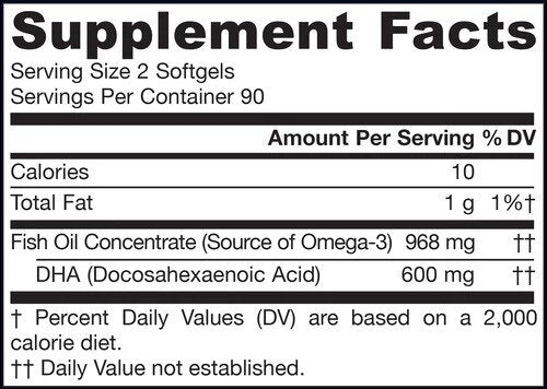 Max. DHA – 180 Kapseln