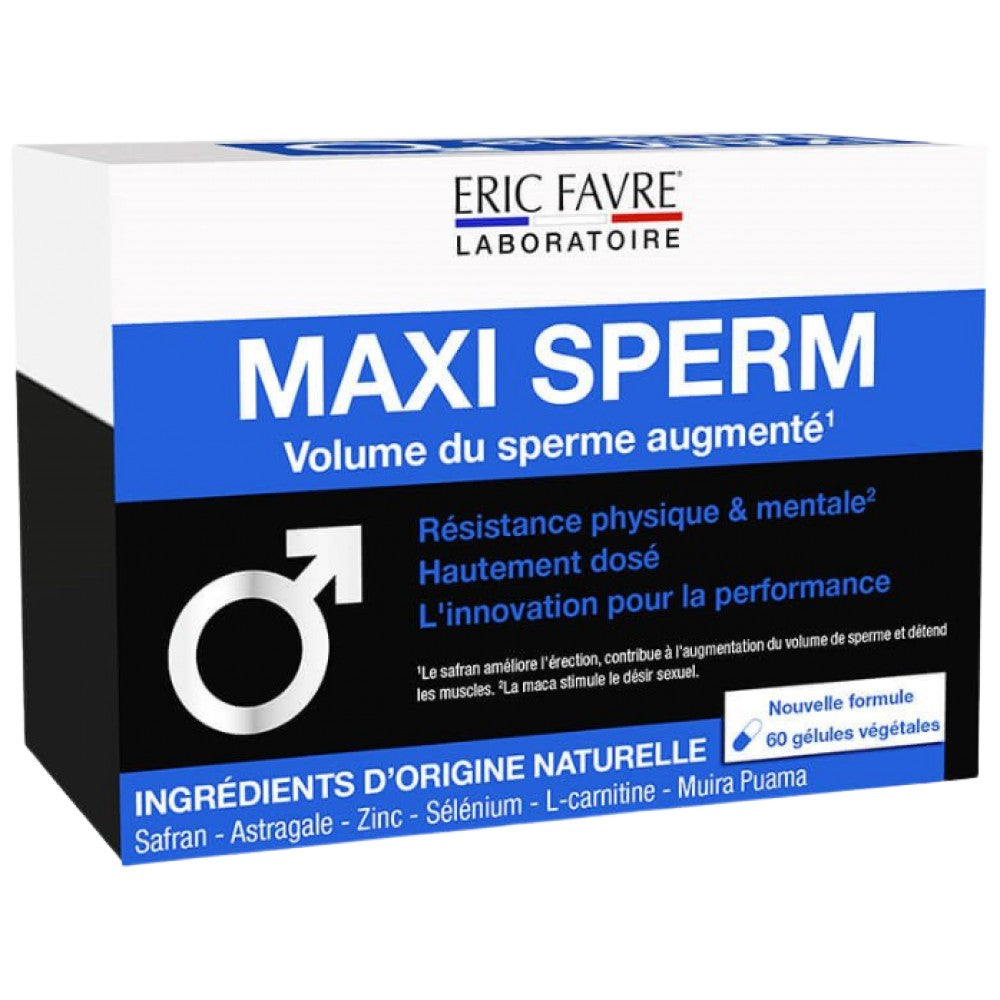 Maxi-Sperma | Erhöhtes Spermienvolumen – 60 Kapseln