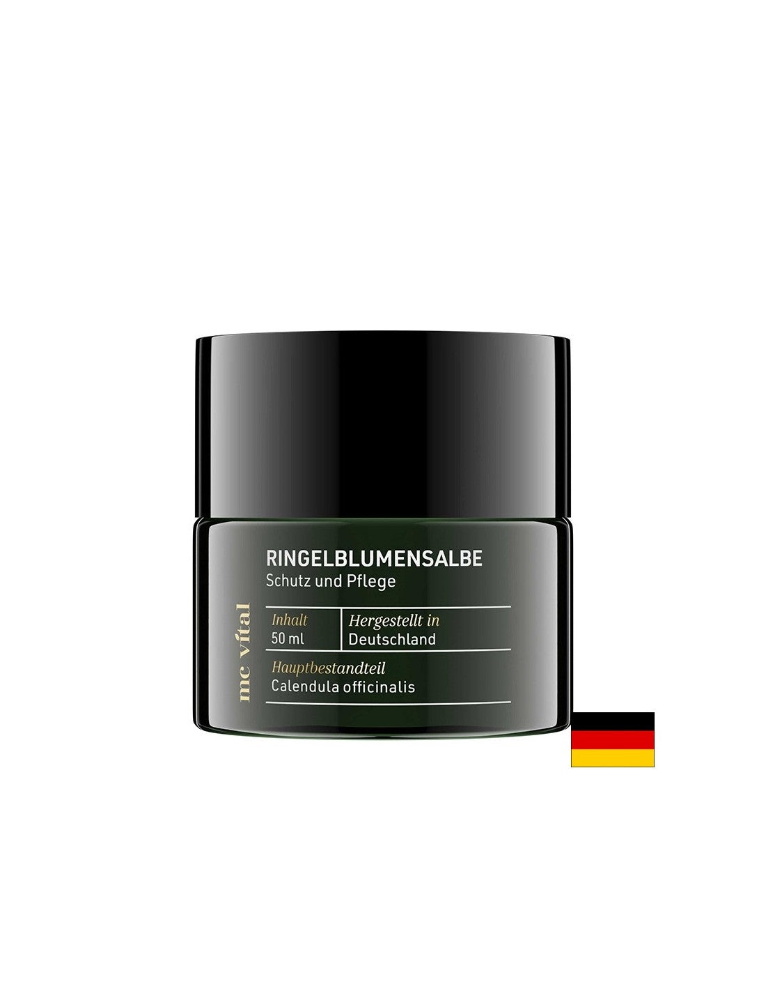 McVital® Ringelblumensalbe – Calendula-Salbe mit Traubenkernöl und Bienenwachs, 100 % natürlich, 50 ml <tc>Vitabay</tc>