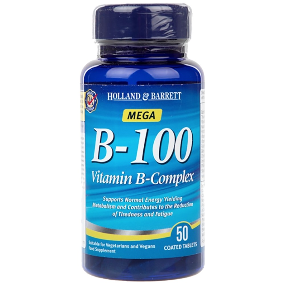 Mega B-100/Vitamin B-Komplex 50 Kapseln