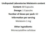 Melatonin 1 mg – 60 Kapseln