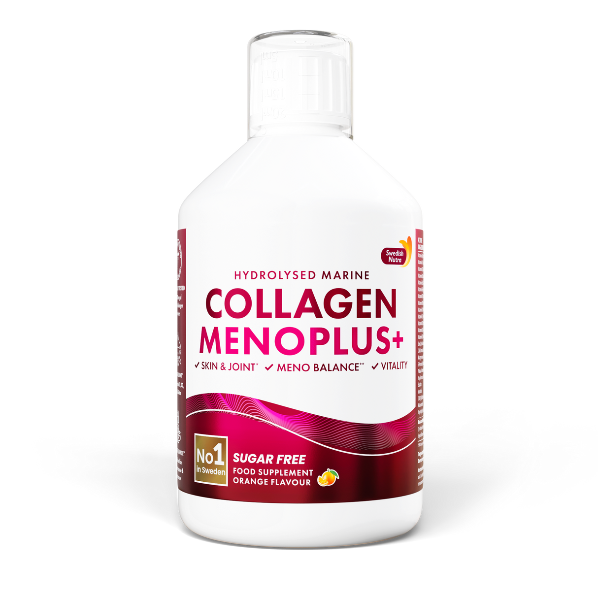 Menoplus+ Fischkollagen 10.000 mg für Frauen 40+ | 500 ml