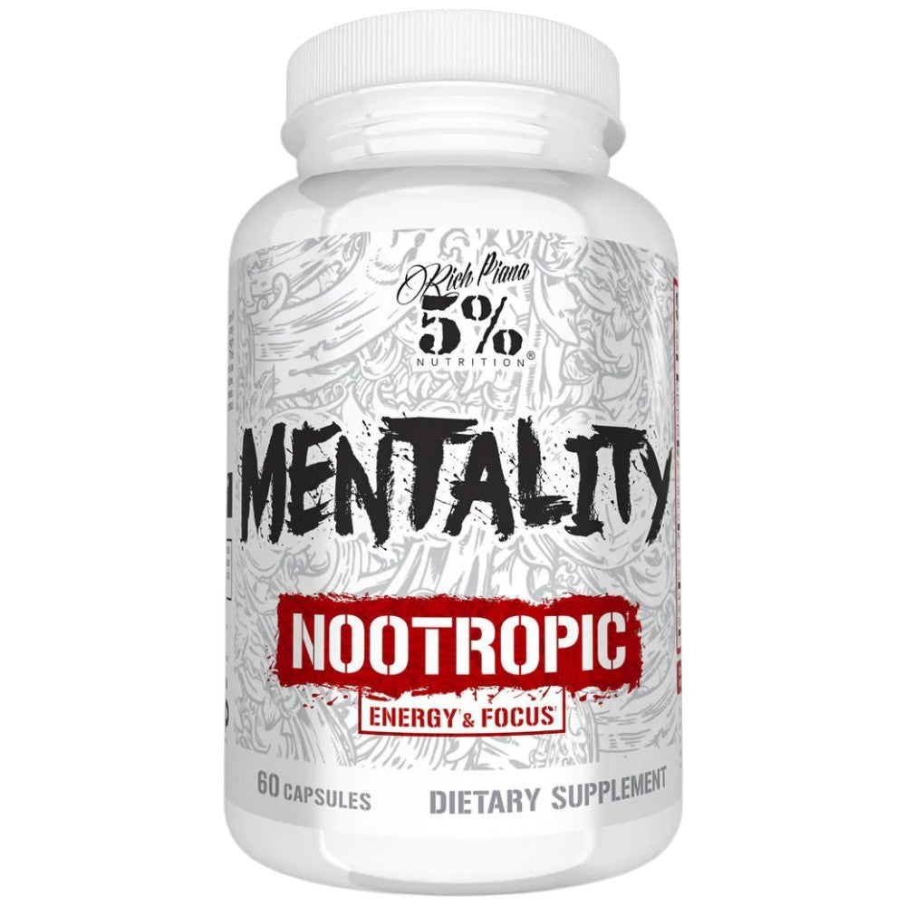 Mentalität | Energie und Fokus Nootropic 60 Kapseln