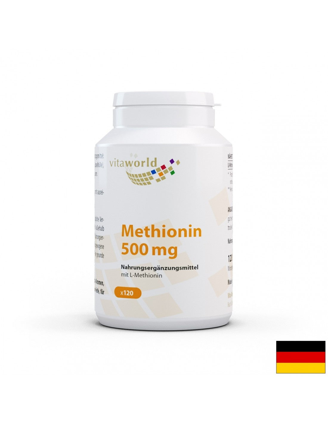 Methionin/Methionin 500 mg, 120 Kapseln Vita-World