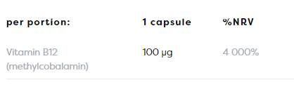 Methyl-B12 100 µg – 120 Kapseln