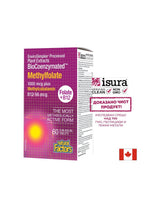Methylfolat 1000 µg/50 µg Plus Methylcobalamin B12 – 60 Tabletten