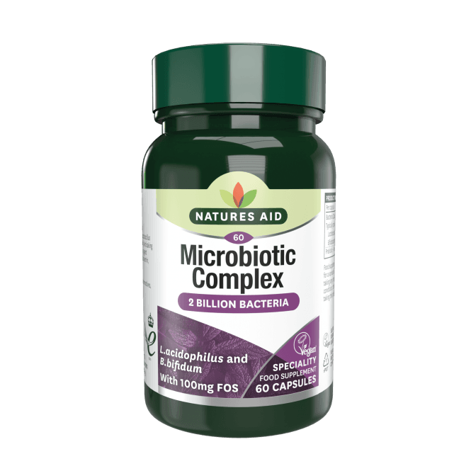 Mikrobiotischer Komplex (Makrobiotischer Komplex) 2 Milliarden. 60 Kapseln Natures Aid