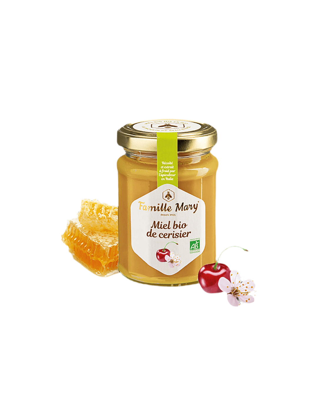 Miel bio de cerisier/Bio-Kirschblütenhonig, 230 g Famille Mary