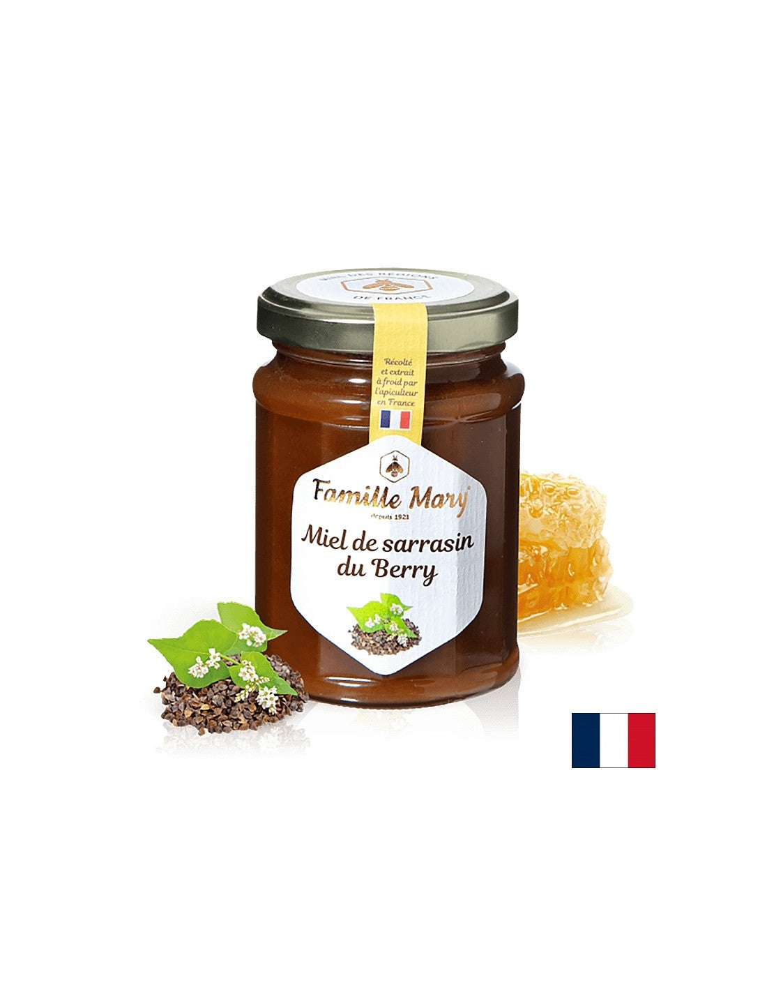 Buchweizenhonig aus Berry – Miel de sarrasin du Berry, 230 g