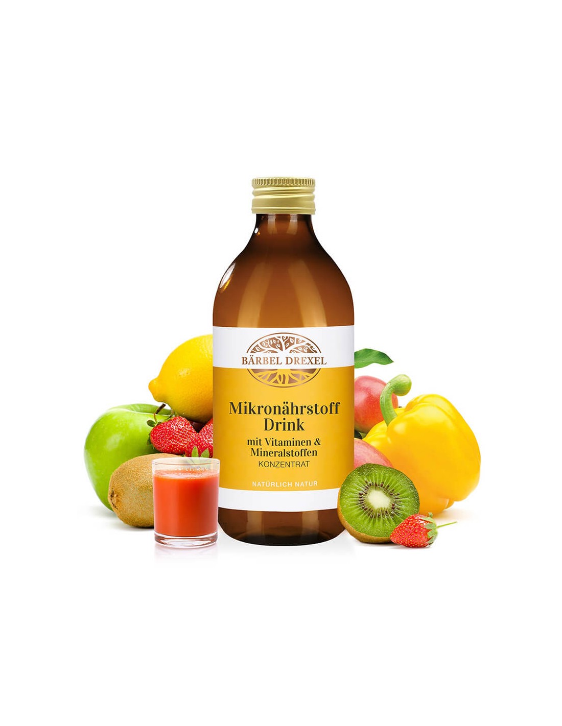 Mikronährstoff Drink mit Vitaminen &amp; Mineralstoffen/Flüssige Vitamine, Mineralien und Spurenelemente, 300 ml <tc>Bärbel Drexel</tc>
