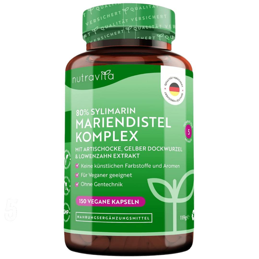 Mariendistel-Komplex (80 % Silymarin) – 150 Kapseln <tc>Nutravita</tc>