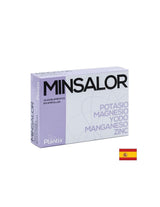 Minsalor Oligoelementos – Kalium, Magnesium, Jod, Mangan, Zink/Zur Gewichtsreduktion, 20 Ampullen zum Trinken.<tc>san</tc>ia